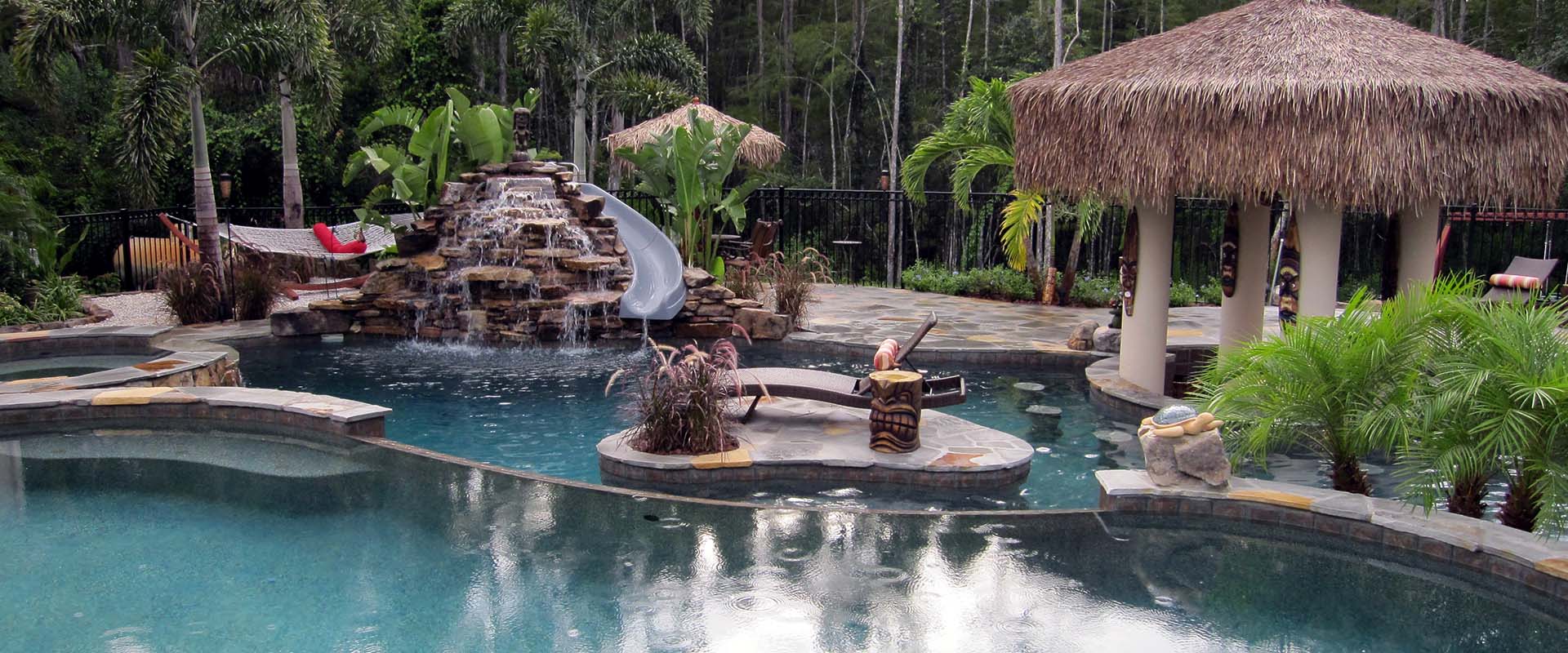 Custom Pool Grotto by Waterscapes Pool Remodeling